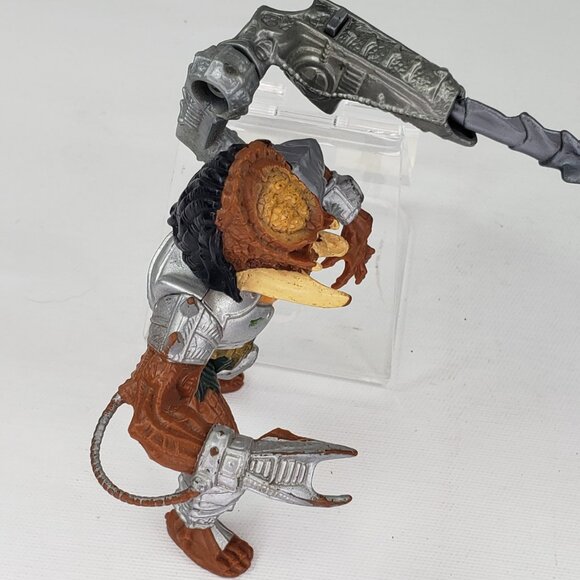 Complete 1993 Kenner Aliens vs Predator Cracked Tusk Predator Action Figure 90s - Picture 6 of 9
